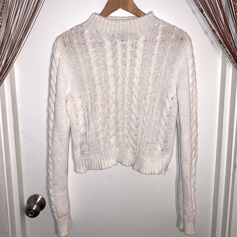 🤍Cozy White Knit Sweater🤍